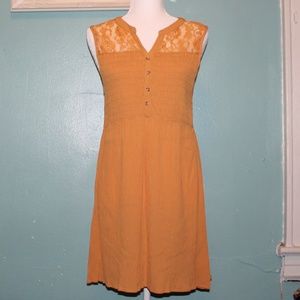 NWOT Wallflower Mustard Dress
